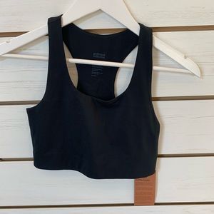 Girlfriend Collective Black Racer back Sports Bra- NWT